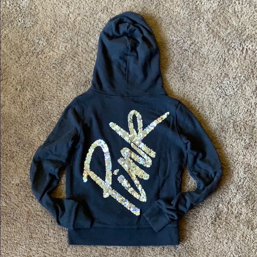 Small PINK full zip sweatshirt